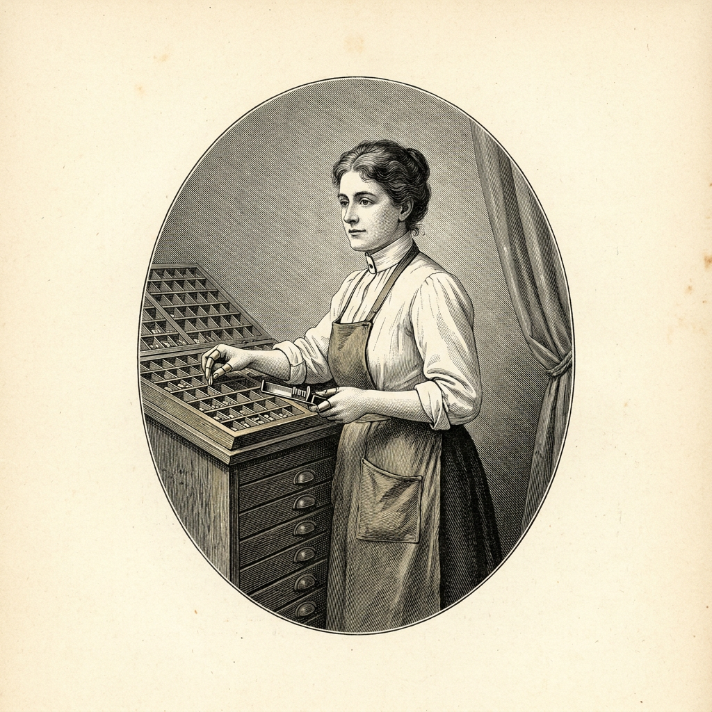 Hilma Winckel, sättaren